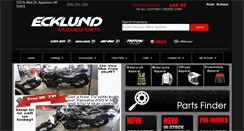 Desktop Screenshot of ecklundmotorsports.com